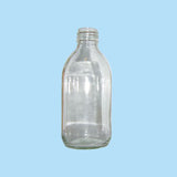 BOTTLES CLEAR GLASS ALPHA SIROP 28MM NECK NO CAP 300ML PK.48