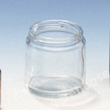 OINTMENT JARS CLEAR GLASS NO CAP 120ML PK.63