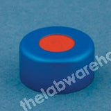 CRIMP CLOSURES BLUE ALU. WITH PTFE/RED RUBBER SEAL PK1000