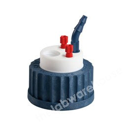 SAFETY WASTE CAP TYPE GL45 FOR 2 X 2.3/3.2MM O.D. TUBING