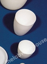 PORCELAIN CRUCIBLE LOW FORM WITHOUT LID 30X19MM 6ML