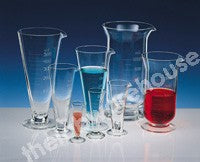 DISPENSING MEASURE GLASS UNSTAMPED CUP SHAPE 2LX8 GRADS