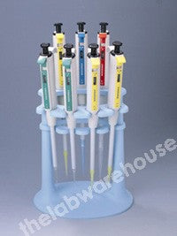 PIPETTOR RACK FOR UP TO 7 SINGLE CHANNEL PIPETTORS GREEN