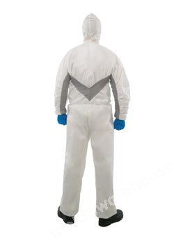 COVERALLS KLEENGUARD A25 STRETCH BAND ZIP FRONT MED PK.25