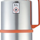 SAFETY CAN STAINLESS STEEL SELF-CLOSING CAP 5L