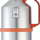 SAFETY CAN STAINLESS STEEL SCREW CAP 2L
