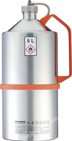 SAFETY CAN STAINLESS STEEL SCREW CAP 5L