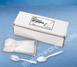 SPOONS DISPOSABLE PS STERILE SLEEVES OF 20 IN PK.100
