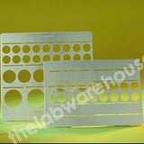 FOLDING ALU. RACK 22X13MM 18X18MM 6X29MM AND 4X42MM HOLES