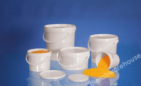 CONTAINER PE WITH PRESS ON LID PLASTIC HANDLE 5L