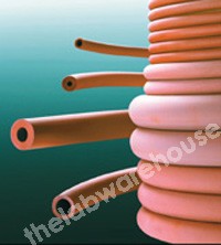 TUBING NATURAL RED RUBBER HEAVY WALL H5 COIL OF 10 METRES