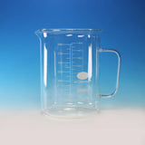 MEASURING JUG BORO. GLASS BEAKER SHAPE WITH HANDLE 2000ML