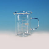 MEASURING JUG BORO. GLASS BEAKER SHAPE WITH HANDLE 50ML