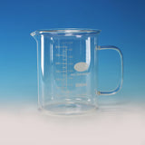 MEASURING JUG BORO. GLASS BEAKER SHAPE WITH HANDLE 800ML