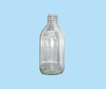 BOTTLES CLEAR GLASS ALPHA SIROP 28MM NECK NO CAP 200ML PK.67