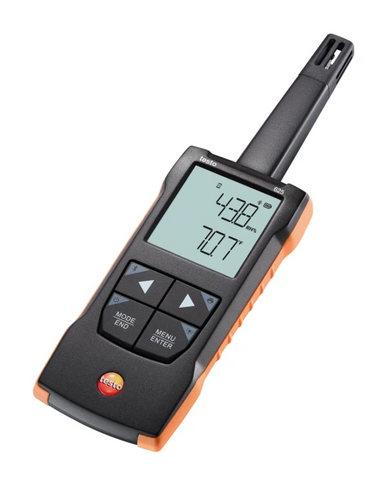 HYGROMETER TESTO 625 0 TO 100%R.H. -20 TO 60ºC WITH BATTERIES