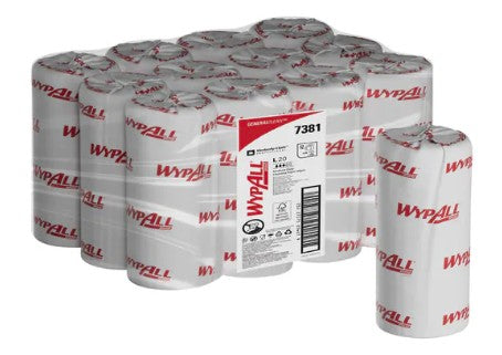 SCOTT WYPALL WIPES 2-PLY BLUE 250 X 340MM ROLL 165 WIPES