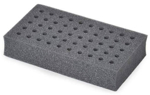 ACCESSORY FOAM TUBE CARRIER 50 X 10MM DIA. TUBES FOR MS615-