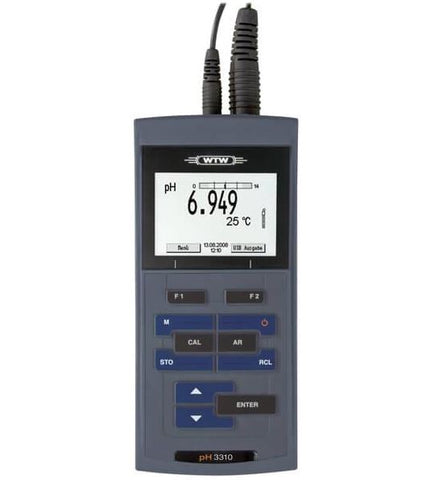 PORTABLE pH METER WTW pH 3310 + A 7780 NTC30-DIN-N