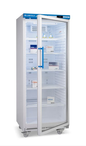 PHARMACY REFRIGERATOR 543L 5 SHELVES GLASS DOOR 230V 50HZ