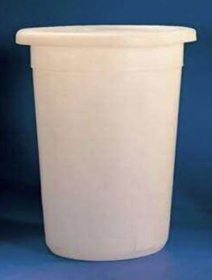 WASTE BIN PE WITH LOOSE FITTING LID 90L