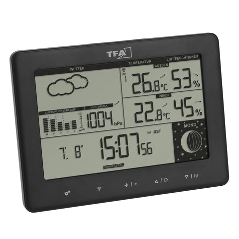 DIGITAL BAROMETER/WEATHERSTATION WITH SENSOR AND BATTERIES