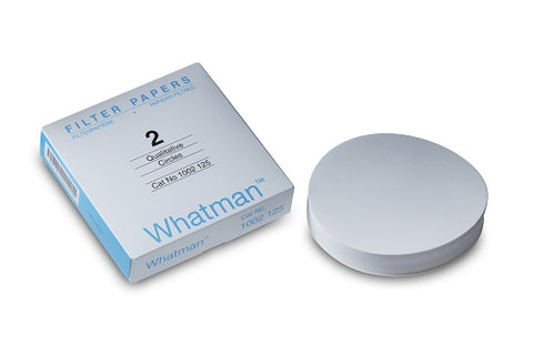 FILTER PAPER CIRCLES WHATMAN GRADE NO.2 11 CM DIA BOX 100