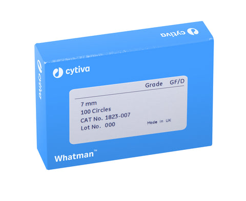 GLASS M/FIBRE FILTER CIRCLES WHATMAN GF/D 9.0CM DIA BOX 25