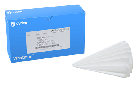 FILTER PAPER CIRCLES WHATMAN GRADE NO.2V 18.5CM DIA BOX 100