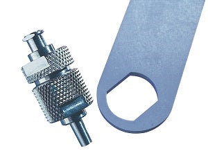 SYRINGE FILTER HOLDER W/MAN ST./STEEL PTFE GASKET 13MM DIA