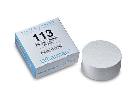 FILTER PAPER CIRCLES WHATMAN GRADE NO.113 18.5CM DIA BOX 100