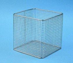 BASKET RECTANGULAR ST./STEEL WIRE 160MM CUBE