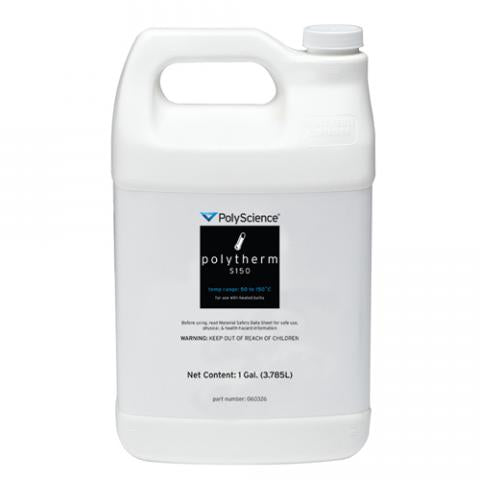 Bath fluid Polyscience range +50 to +150°C visc. 50cSt at 25°C pk. 3.8L