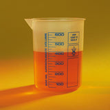 BEAKER PP LOW FORM PRINTED GRAD'S AND SPOUT 25ML