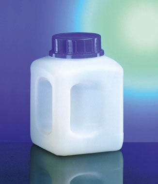 Bottle w/m  HDPE square with integral handgrip 2300ml
