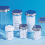 Specimen containers PS metal cap printed label 250ml pk. 48