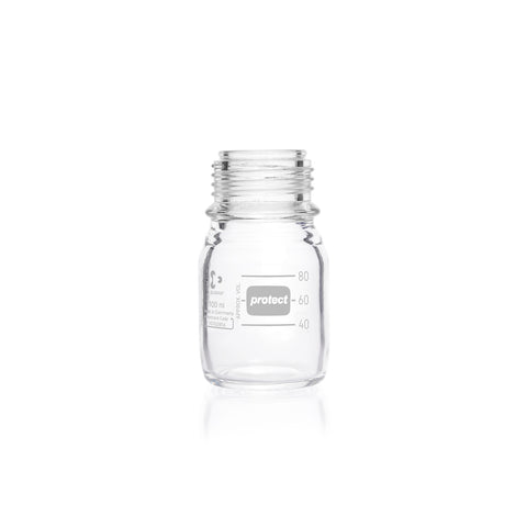 REAGENT BOTTLE DURAN SAFECOATED W/MOUTH NO CAP OR RING 1L