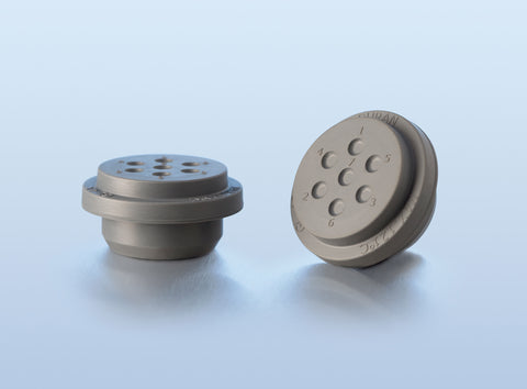 PIERCEABLE BROMOBUTYL STOPPER FOR BS447-80