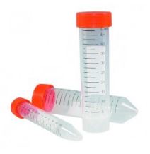 CENTRIFUGE TUBES PP CON. WITH FLAT PE CAP STERILE 15ML PK 500