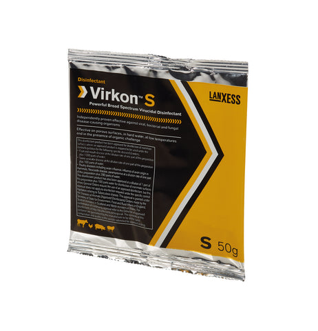 VIRKON S VIRUCIDAL DISINFECTANT POWDER 50 X 50G