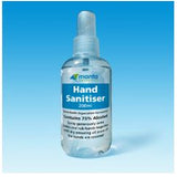 Hand sanitiser spray 75% alcohol 200ml pump top bottle