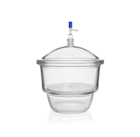 VACUUM DESICCATOR DURAN S/COCK GROUND FLANGE NO DISC 274MM