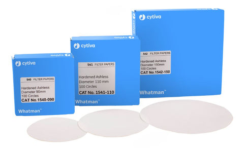 FILTER PAPER CIRCLES WHATMAN GRADE NO.542 15CM DIA BOX 100