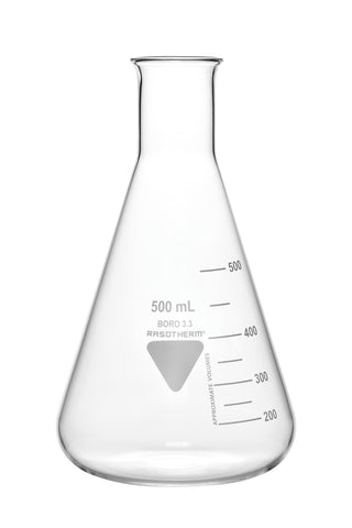 ERLENMEYER FLASK RASOTHERM GLASS NARROW NECK GRADUATED 200ML