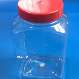 Jar "Sweetie"-type transparent PET with screw cap 2.5 litres