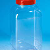 Jar "Sweetie"-type transparent PET with screw cap 4.5 litres