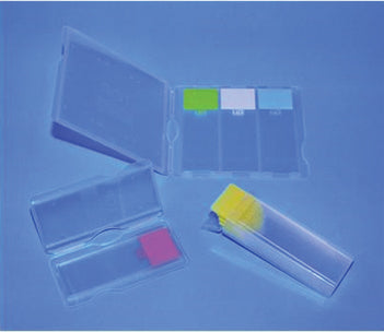 Slide mailers three slides rigid PP with snap cover pk.10