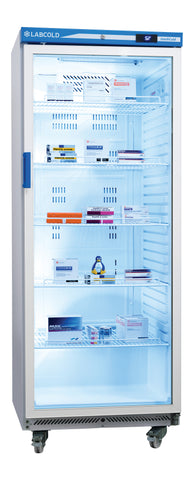 PHARMACY REFRIGERATOR 543L 5 SHELVES GLASS DOOR 230V 50HZ