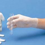 LATEX GLOVES DISPOSABLE POWDER FREE N/ST. L. PK 100 GLOVES