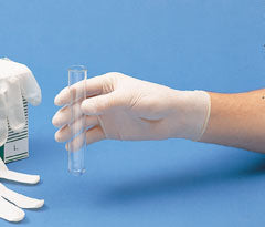 LATEX GLOVES DISPOSABLE POWDER FREE N/ST. L. PK 100 GLOVES